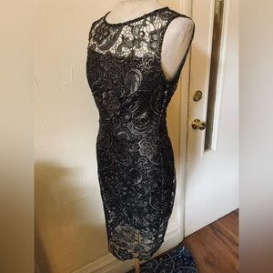 Beautiful black lace dress by Bisou Bisou (Sz 6) Valentines Day, Event, Date